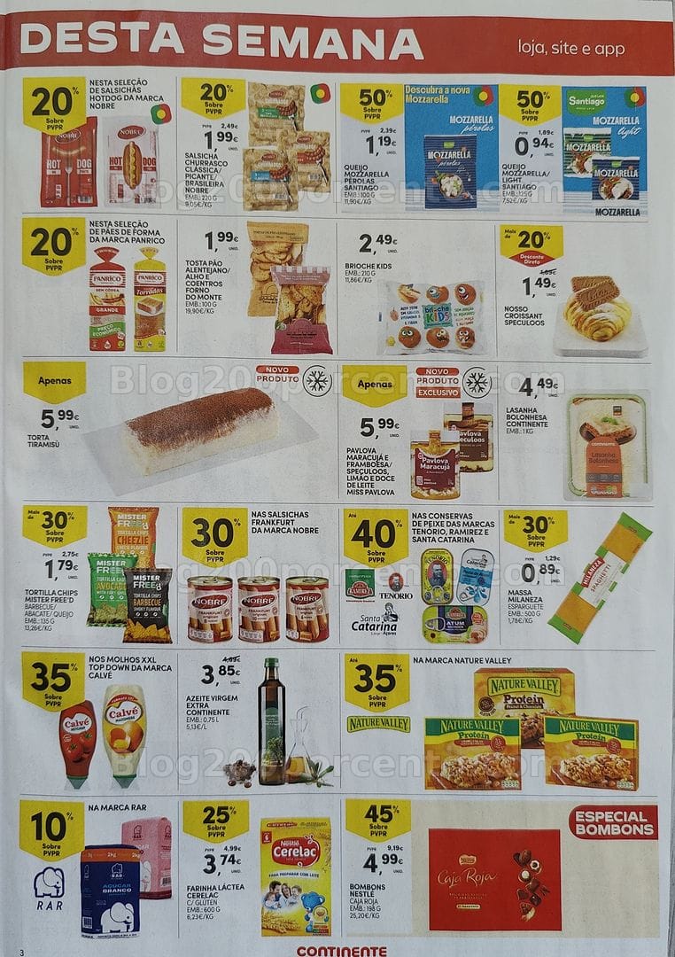 Antevisão Folheto CONTINENTE Promoções Fim de Semana - 2 a 5 outubro