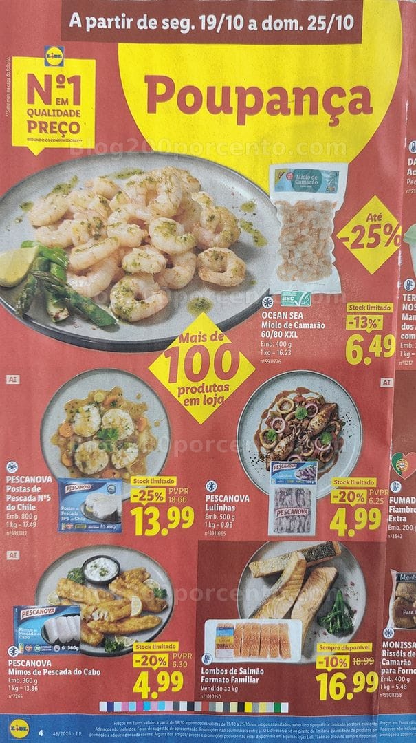 Antevisão Folheto LIDL Promoções de 19 a 25 outubro
