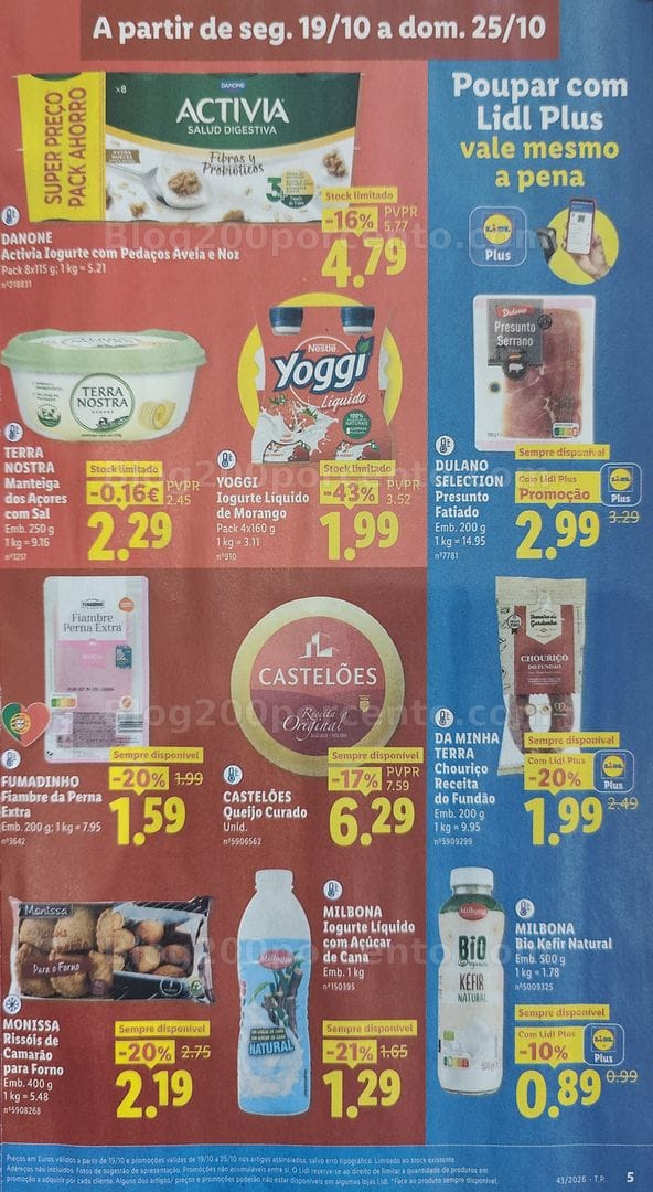 Antevisão Folheto LIDL Promoções de 19 a 25 outubro