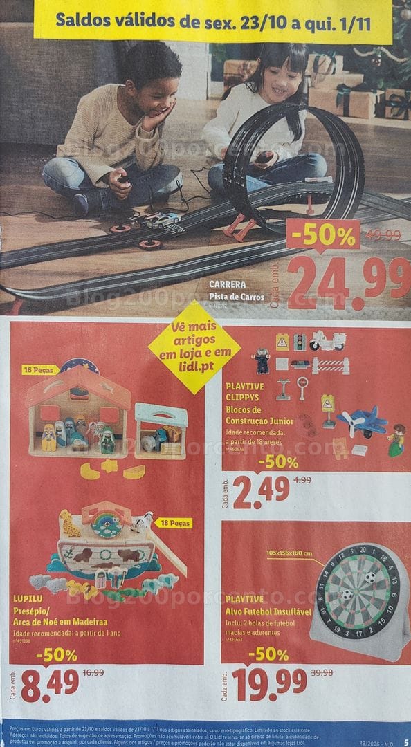 Antevisão Folheto LIDL Promoções Fim de Semana - 23 a 25 outubro