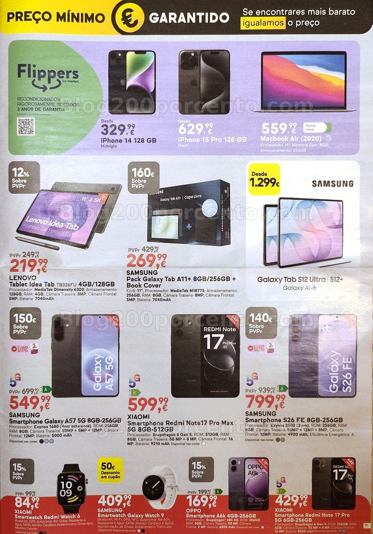 Antevisão Folheto WORTEN Promoções de 20 a 27 outubro