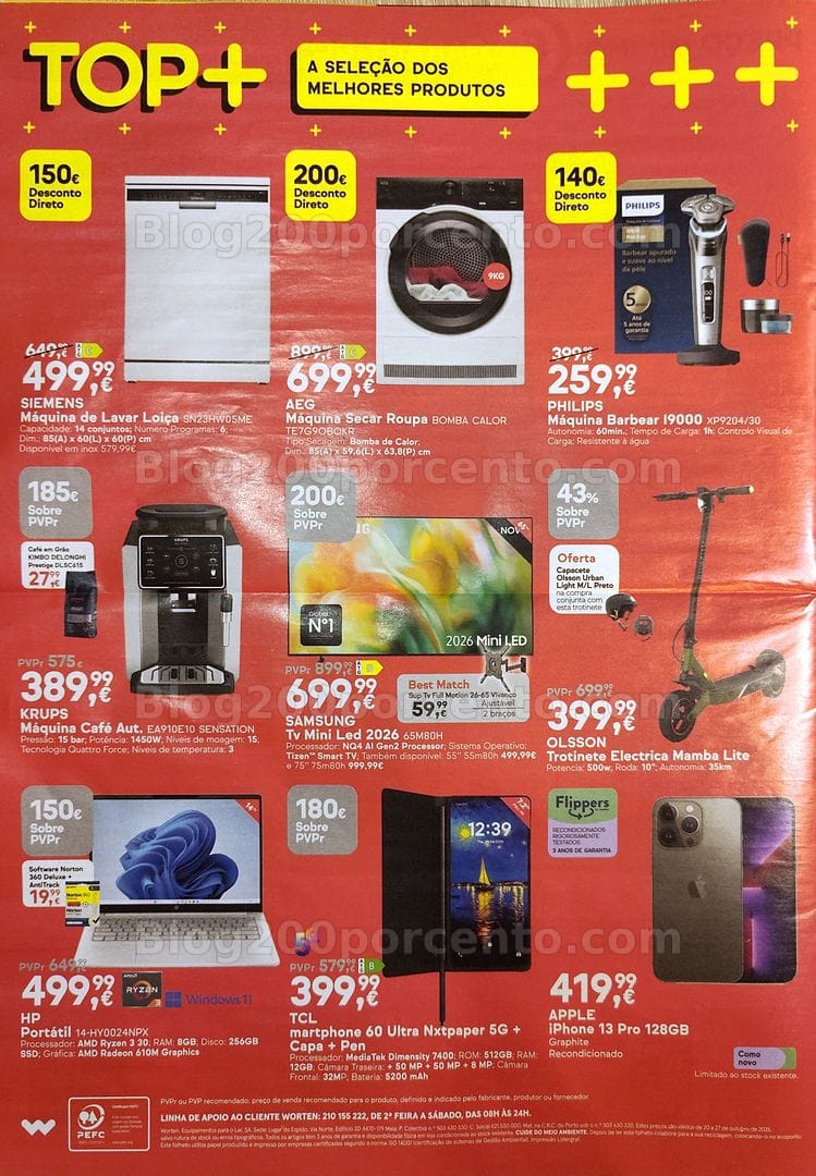 Antevisão Folheto WORTEN Promoções de 20 a 27 outubro