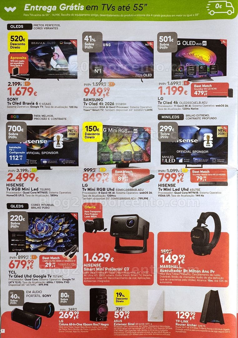 Antevisão Folheto WORTEN Promoções de 20 a 27 outubro