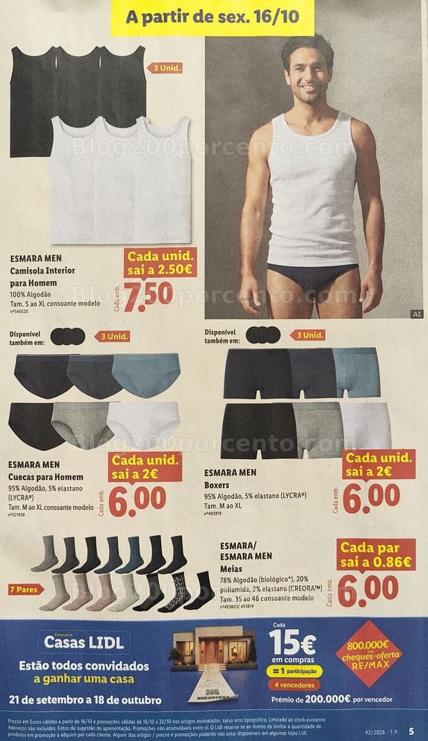 Antevisão Folheto LIDL Promoções Fim de Semana - 16 a 18 outubro