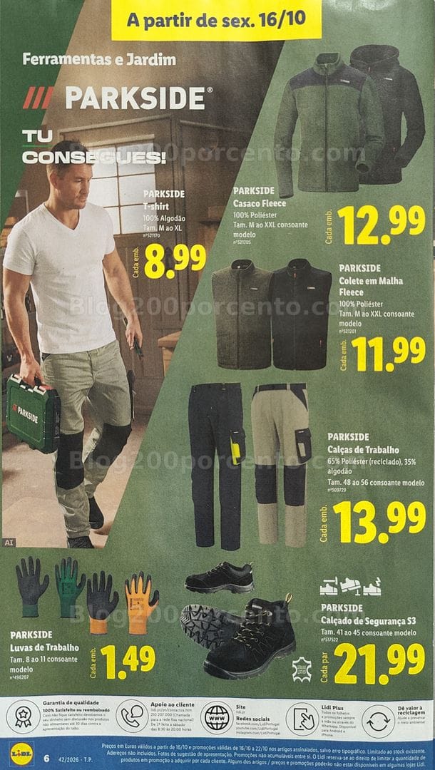 Antevisão Folheto LIDL Promoções Fim de Semana - 16 a 18 outubro