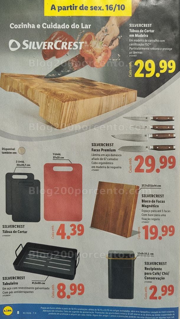 Antevisão Folheto LIDL Promoções Fim de Semana - 16 a 18 outubro