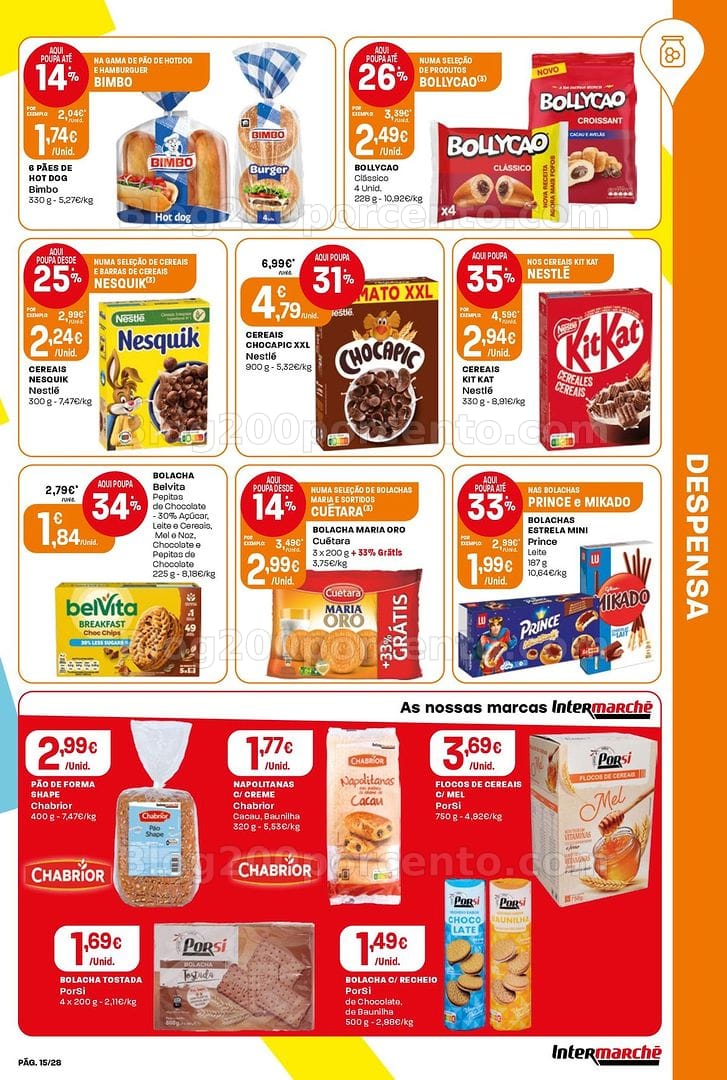 Antevisão Folheto INTERMARCHÉ Contact Promoções de 15 a 21 outubro