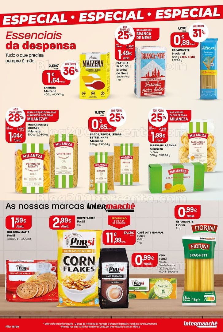 Antevisão Folheto INTERMARCHÉ Contact Promoções de 15 a 21 outubro
