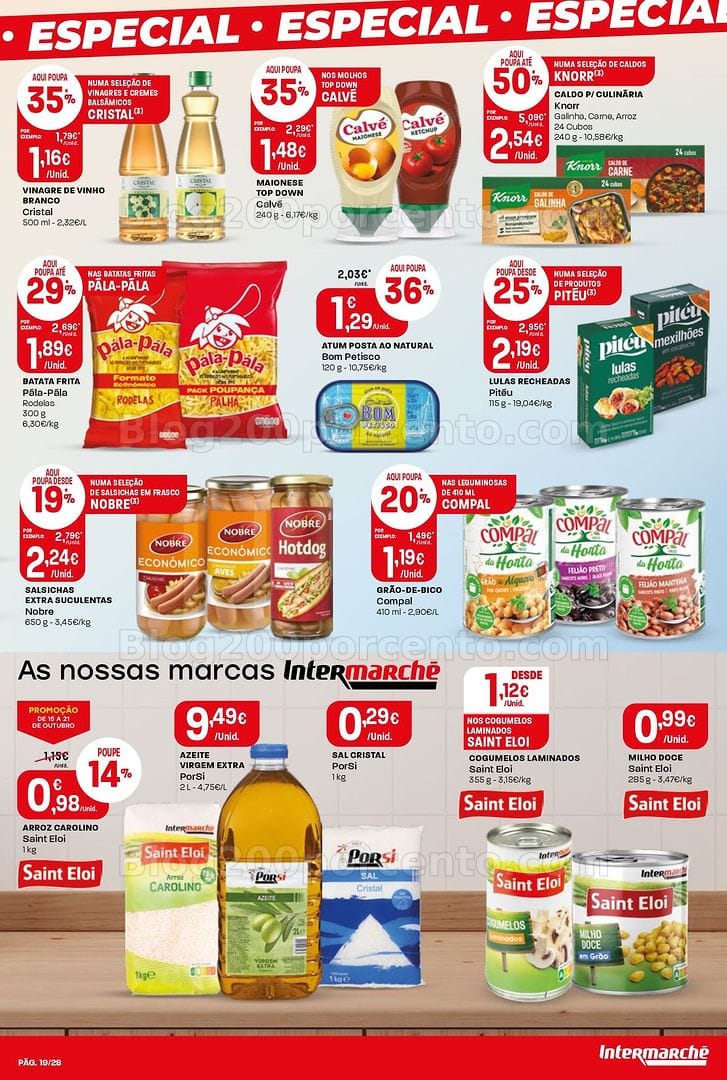 Antevisão Folheto INTERMARCHÉ Contact Promoções de 15 a 21 outubro