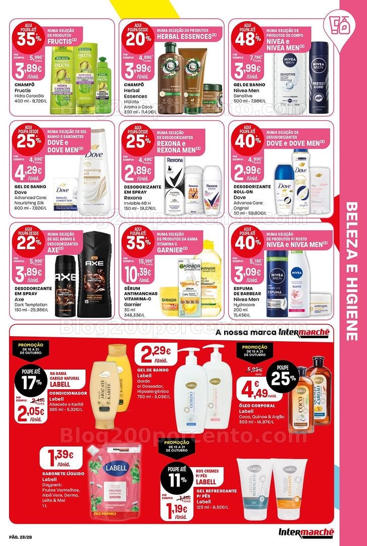 Antevisão Folheto INTERMARCHÉ Contact Promoções de 15 a 21 outubro