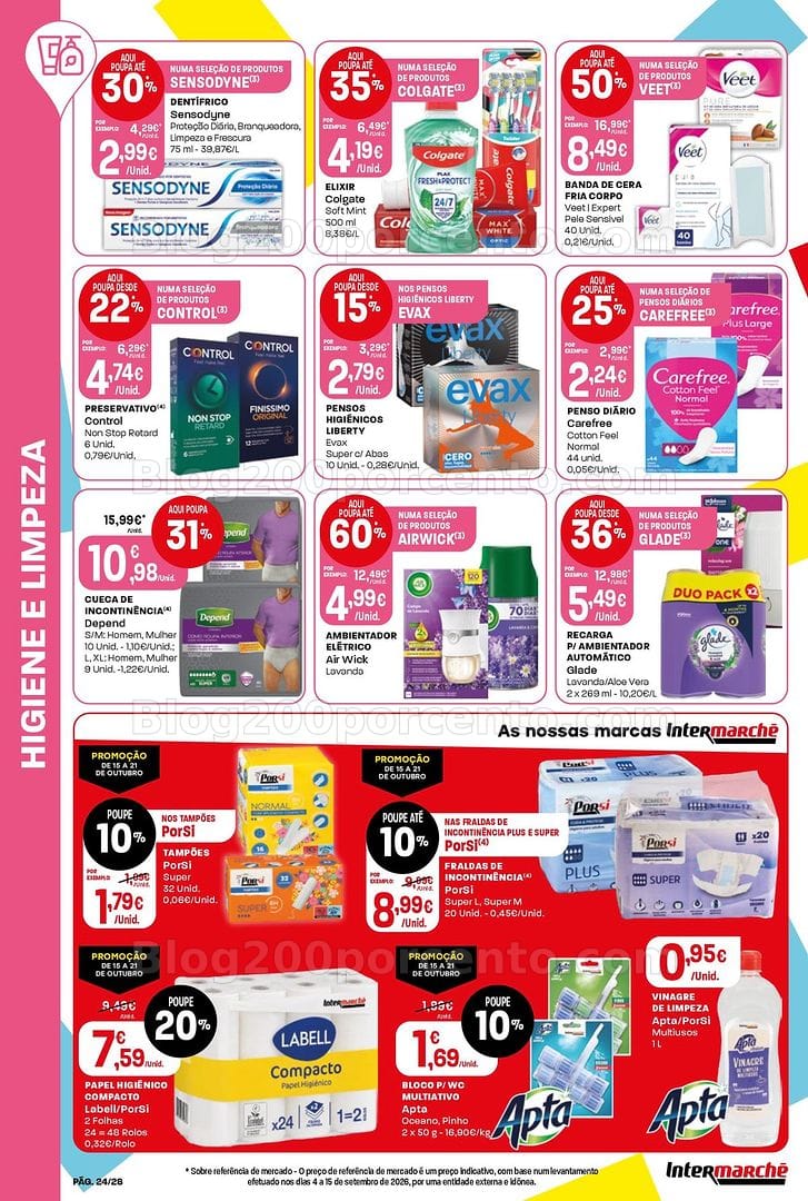 Antevisão Folheto INTERMARCHÉ Contact Promoções de 15 a 21 outubro