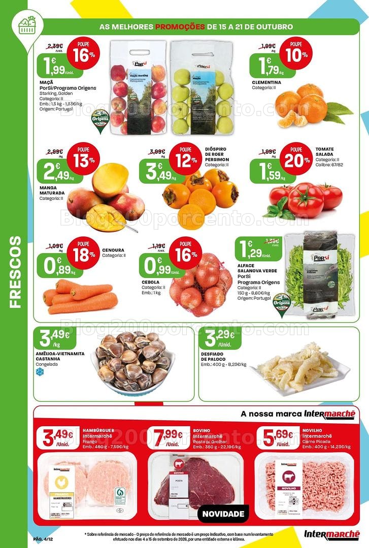 Antevisão Folheto INTERMARCHÉ Mini Promoções de 15 a 21 outubro