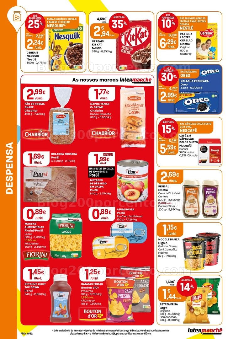 Antevisão Folheto INTERMARCHÉ Mini Promoções de 15 a 21 outubro