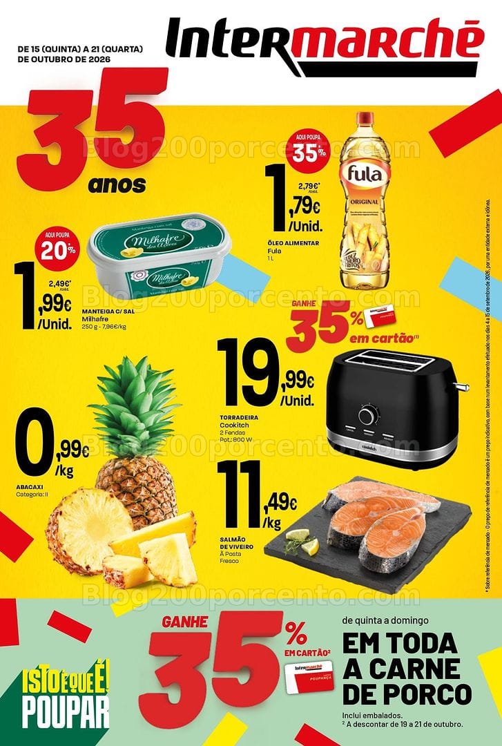 Antevisão Folheto INTERMARCHÉ Super Promoções de 15 a 21 outubro