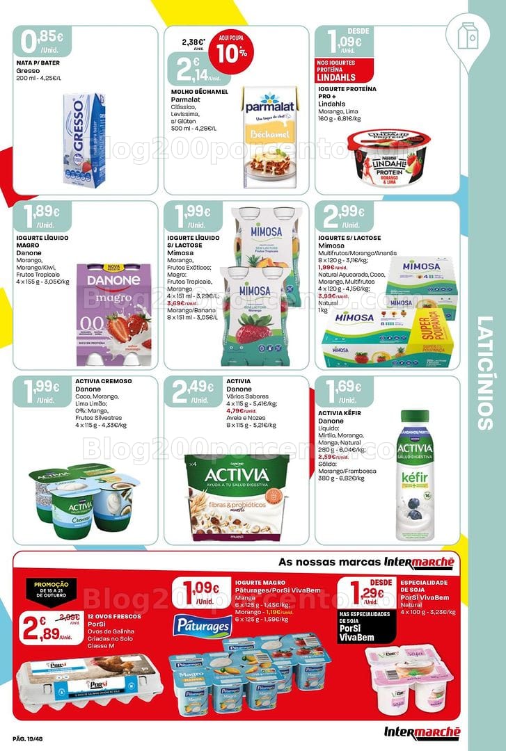 Antevisão Folheto INTERMARCHÉ Super Promoções de 15 a 21 outubro