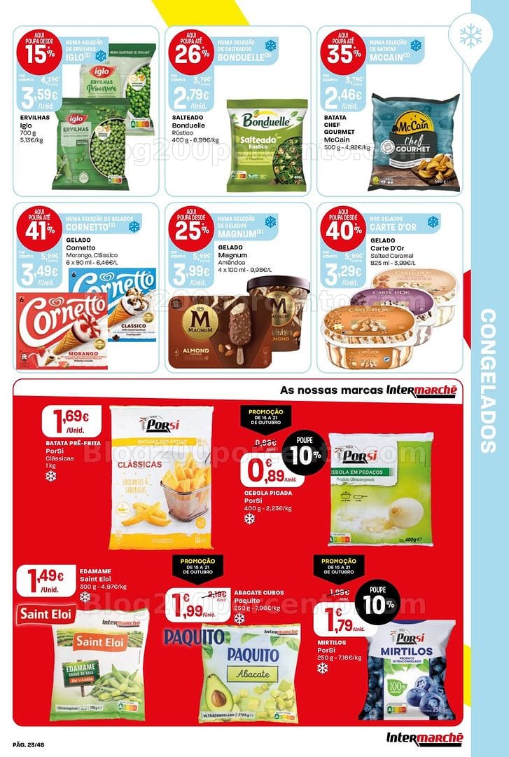 Antevisão Folheto INTERMARCHÉ Super Promoções de 15 a 21 outubro
