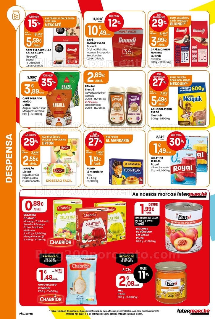Antevisão Folheto INTERMARCHÉ Super Promoções de 15 a 21 outubro