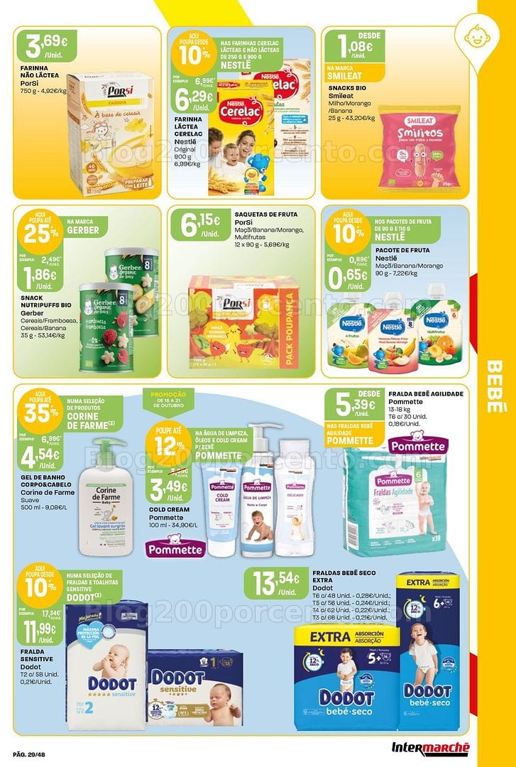 Antevisão Folheto INTERMARCHÉ Super Promoções de 15 a 21 outubro