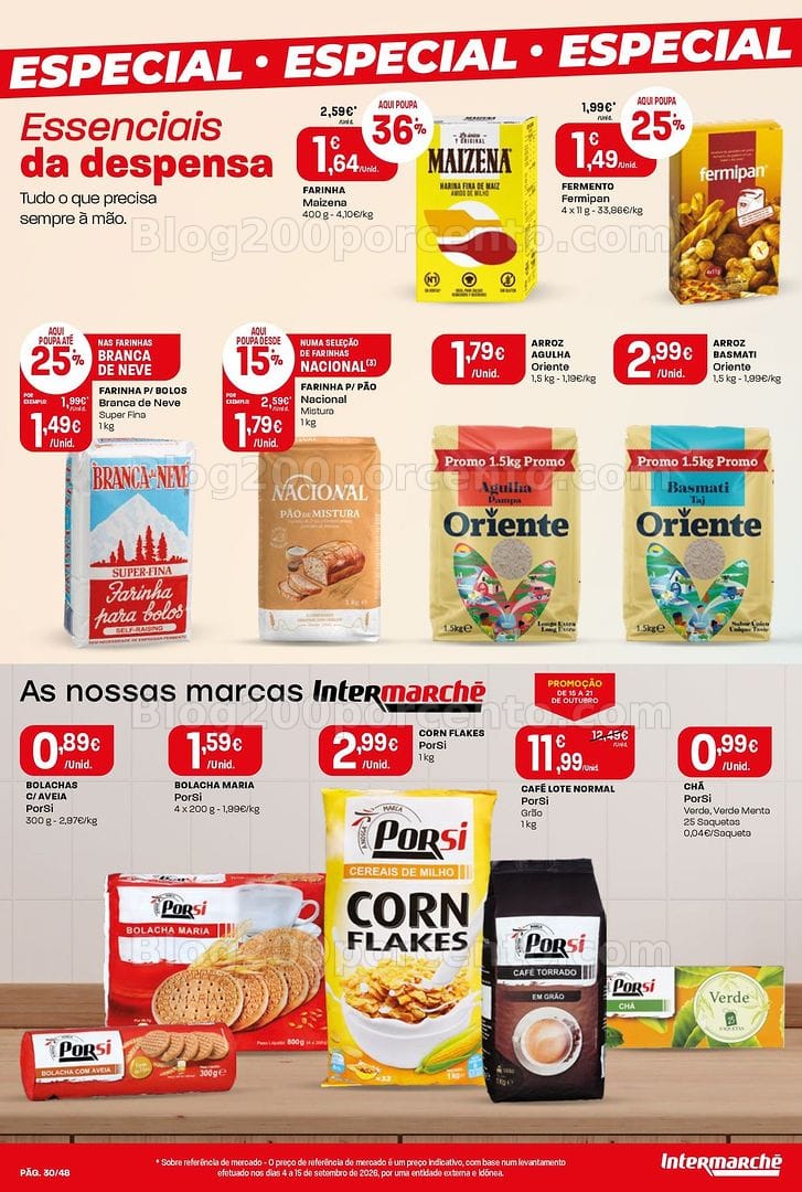 Antevisão Folheto INTERMARCHÉ Super Promoções de 15 a 21 outubro
