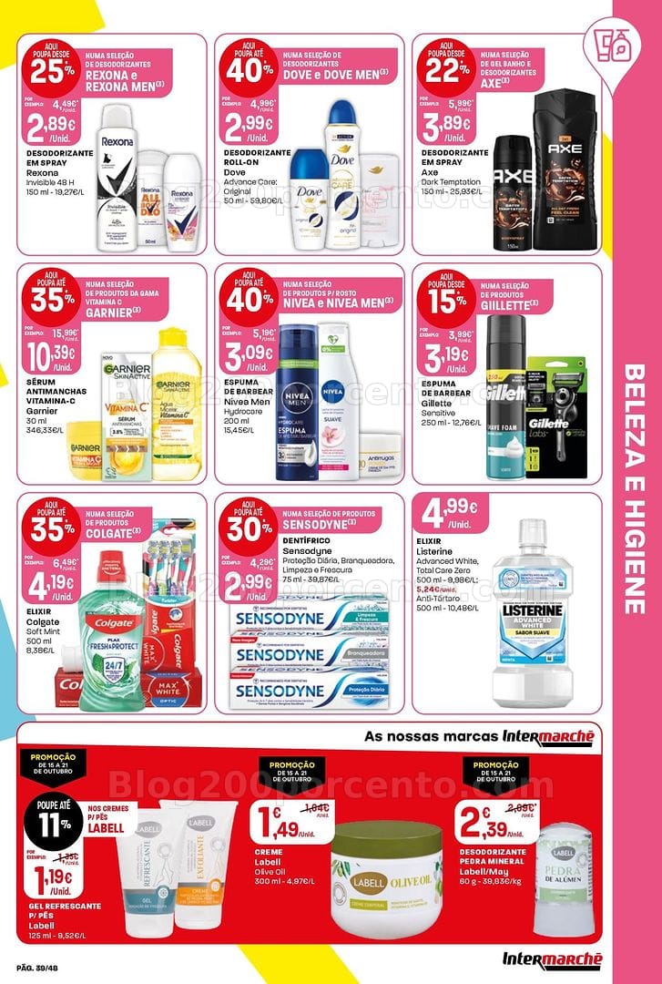 Antevisão Folheto INTERMARCHÉ Super Promoções de 15 a 21 outubro
