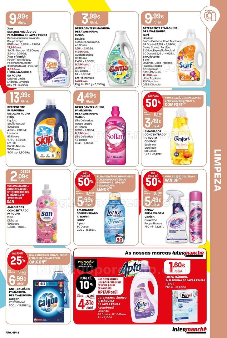 Antevisão Folheto INTERMARCHÉ Super Promoções de 15 a 21 outubro