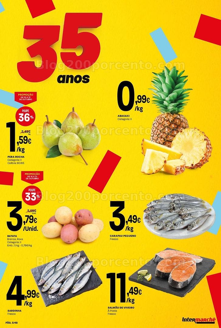 Antevisão Folheto INTERMARCHÉ Frescos Promoções de 15 a 21 outubro