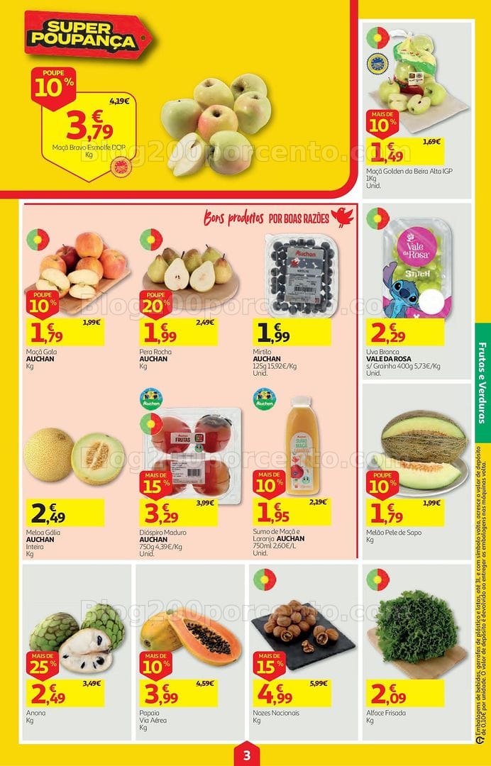 Antevisão Folheto AUCHAN Super Poupança Promoções de 29 outubro a 4 novembro