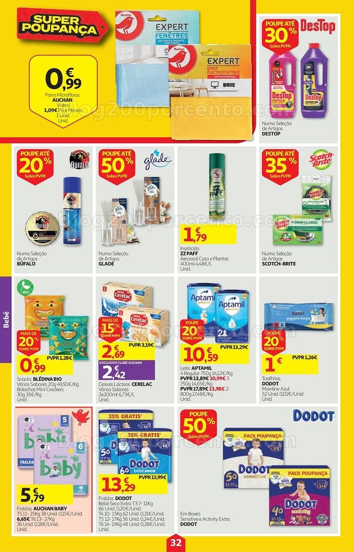 Antevisão Folheto AUCHAN Super Poupança Promoções de 29 outubro a 4 novembro