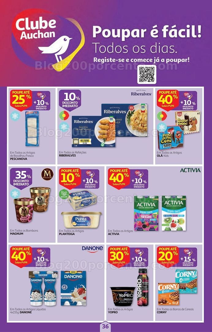 Antevisão Folheto AUCHAN Super Poupança Promoções de 29 outubro a 4 novembro