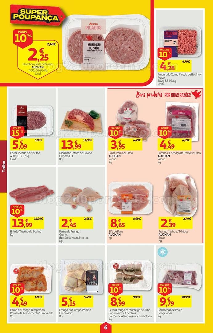 Antevisão Folheto AUCHAN Super Poupança Promoções de 29 outubro a 4 novembro