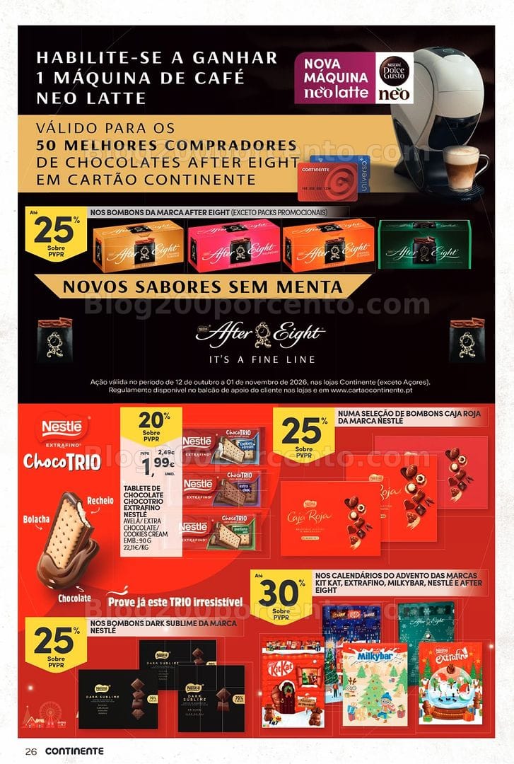Antevisão Folheto CONTINENTE Bebidas Quentes Promoções de 13 a 25 outubro