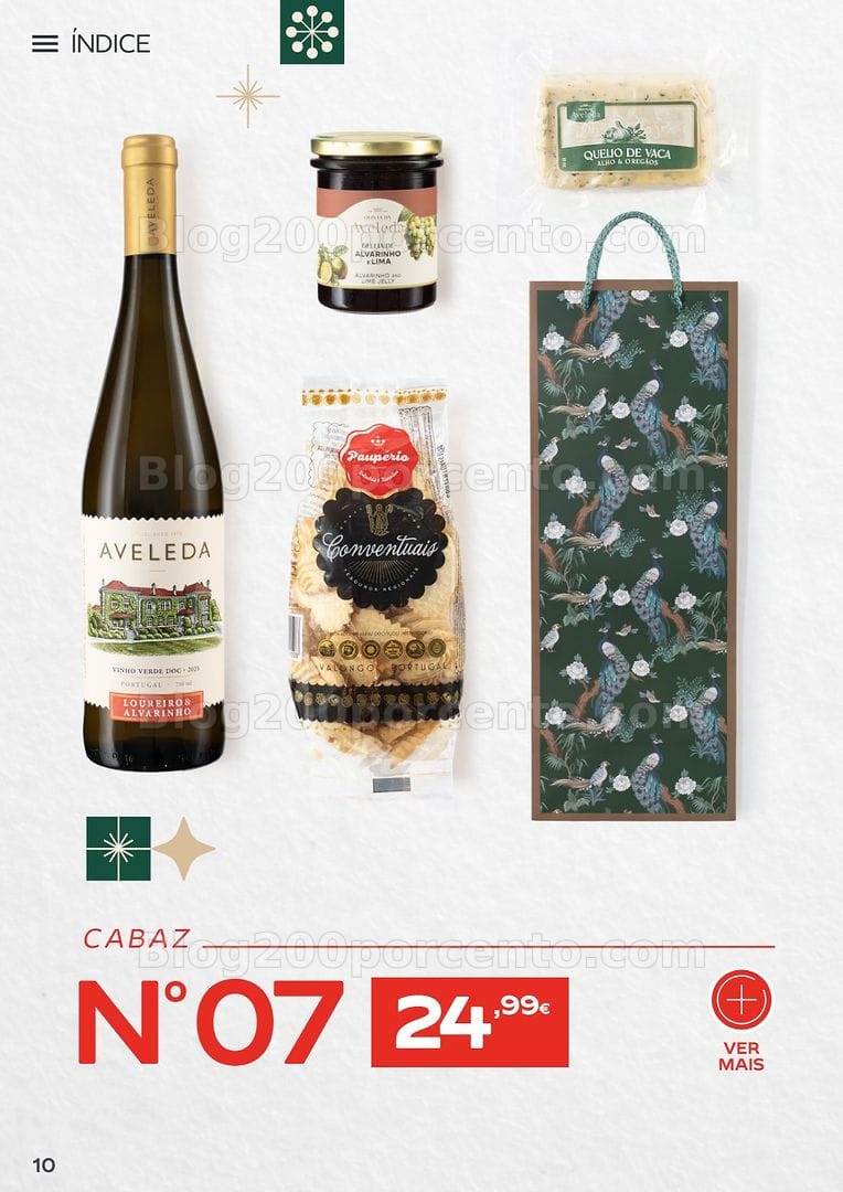 Antevisão Folheto CONTINENTE Cabazes de Natal Promoções de 6 outubro a 6 janeiro