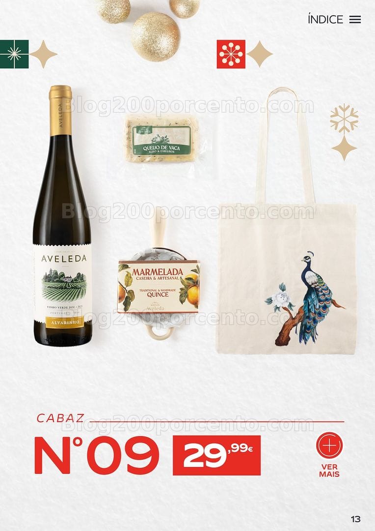 Antevisão Folheto CONTINENTE Cabazes de Natal Promoções de 6 outubro a 6 janeiro