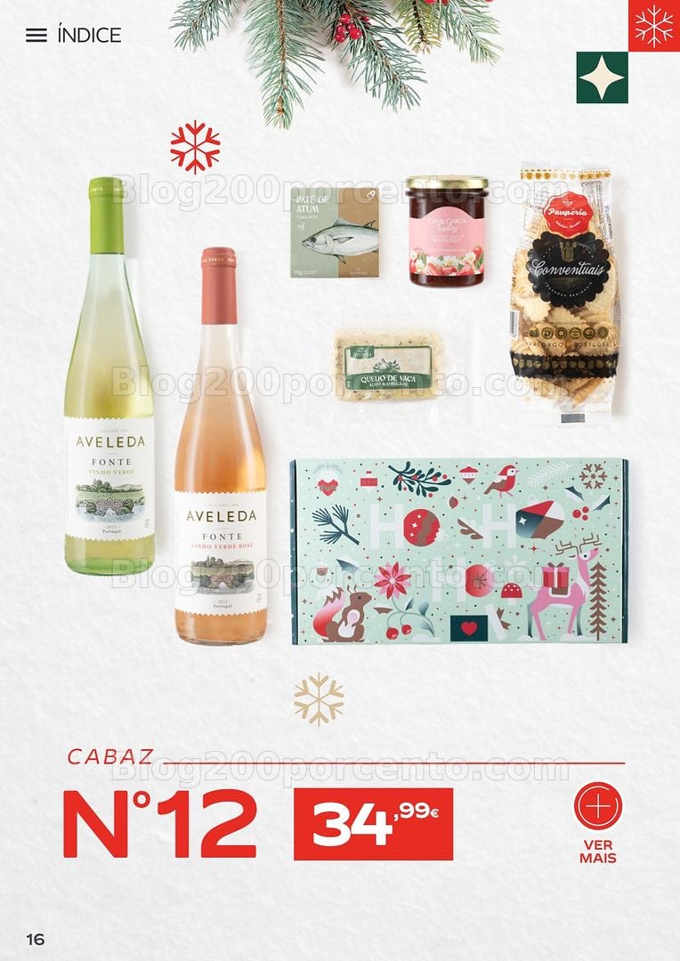 Antevisão Folheto CONTINENTE Cabazes de Natal Promoções de 6 outubro a 6 janeiro