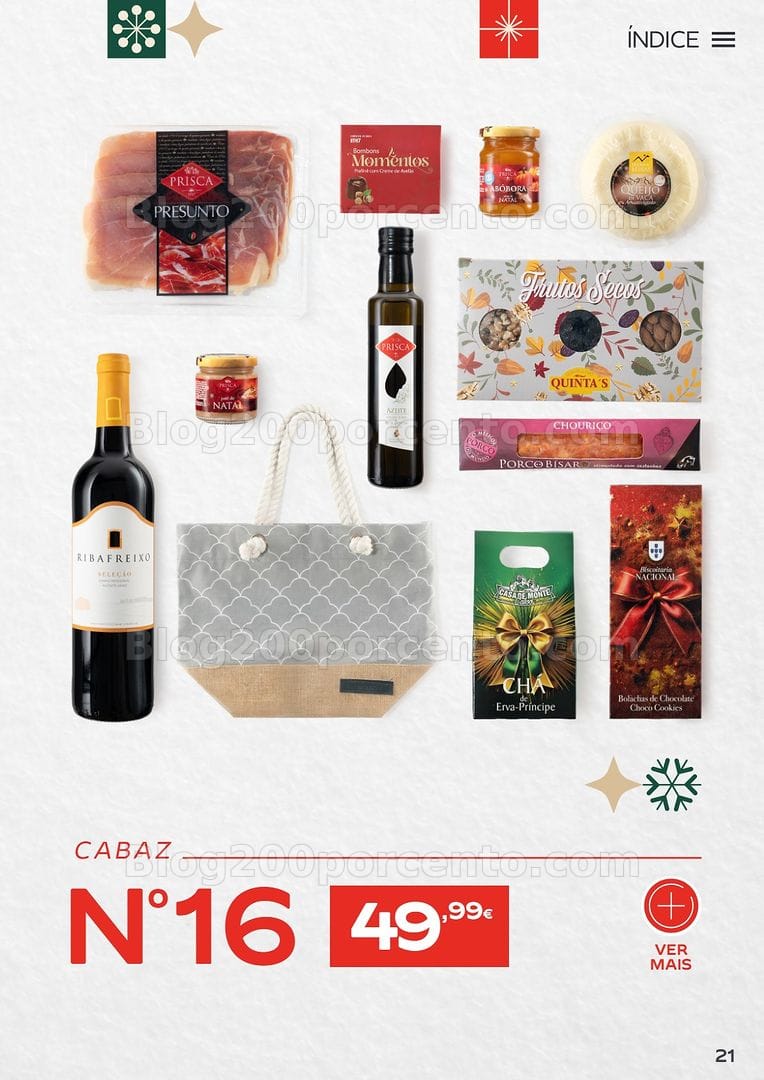 Antevisão Folheto CONTINENTE Cabazes de Natal Promoções de 6 outubro a 6 janeiro