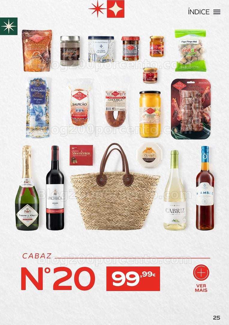 Antevisão Folheto CONTINENTE Cabazes de Natal Promoções de 6 outubro a 6 janeiro