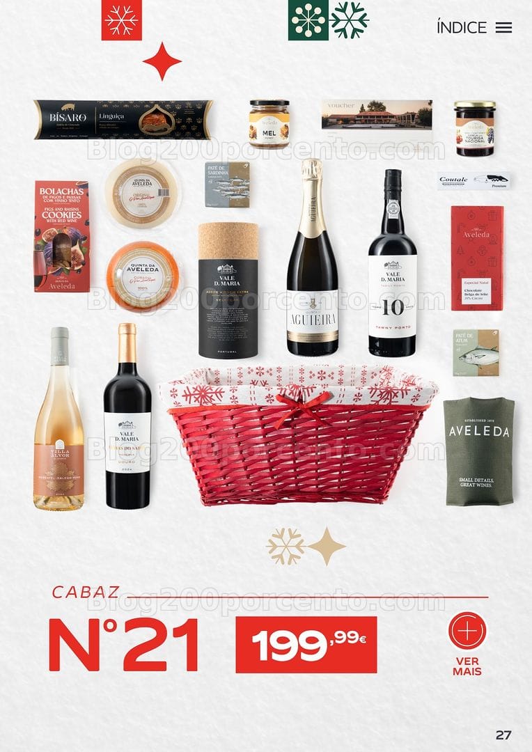 Antevisão Folheto CONTINENTE Cabazes de Natal Promoções de 6 outubro a 6 janeiro