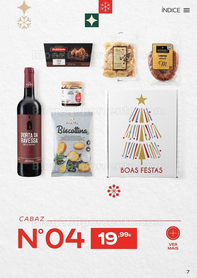 Antevisão Folheto CONTINENTE Cabazes de Natal Promoções de 6 outubro a 6 janeiro