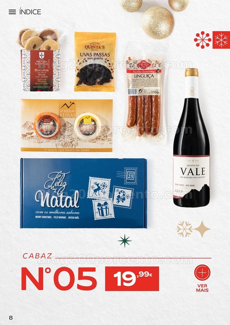 Antevisão Folheto CONTINENTE Cabazes de Natal Promoções de 6 outubro a 6 janeiro