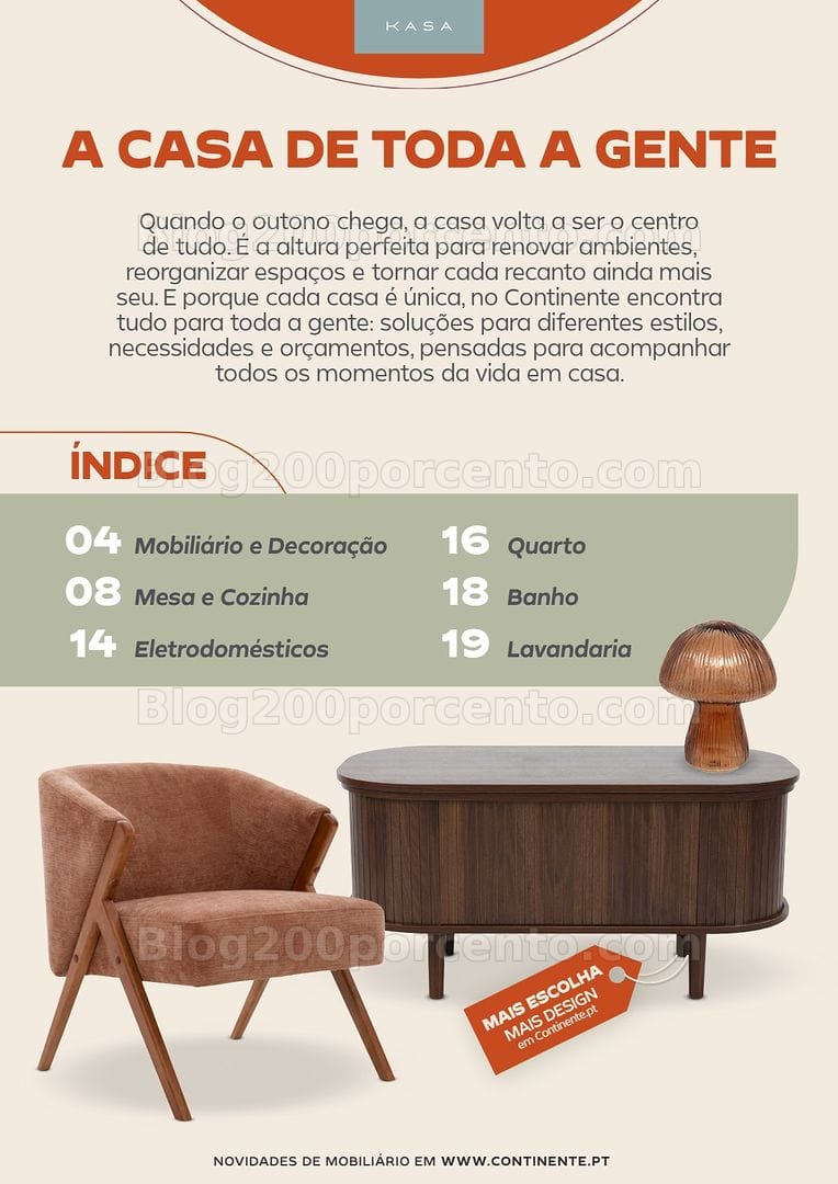 Antevisão Folheto CONTINENTE Casa Outono Promoções de 13 outubro a 1 novembro