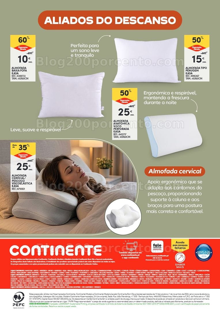 Antevisão Folheto CONTINENTE Casa Outono Promoções de 13 outubro a 1 novembro