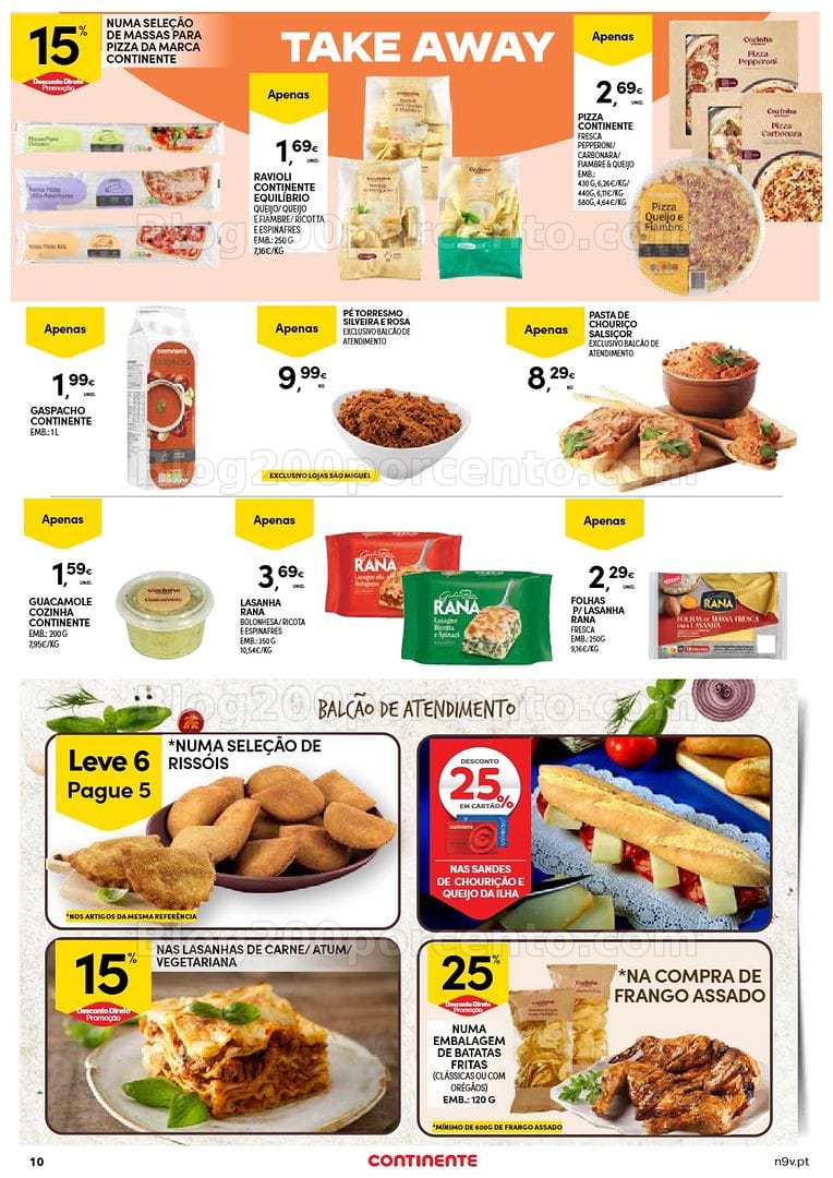 Antevisão Folheto CONTINENTE Açores Promoções de 1 a 14 outubro