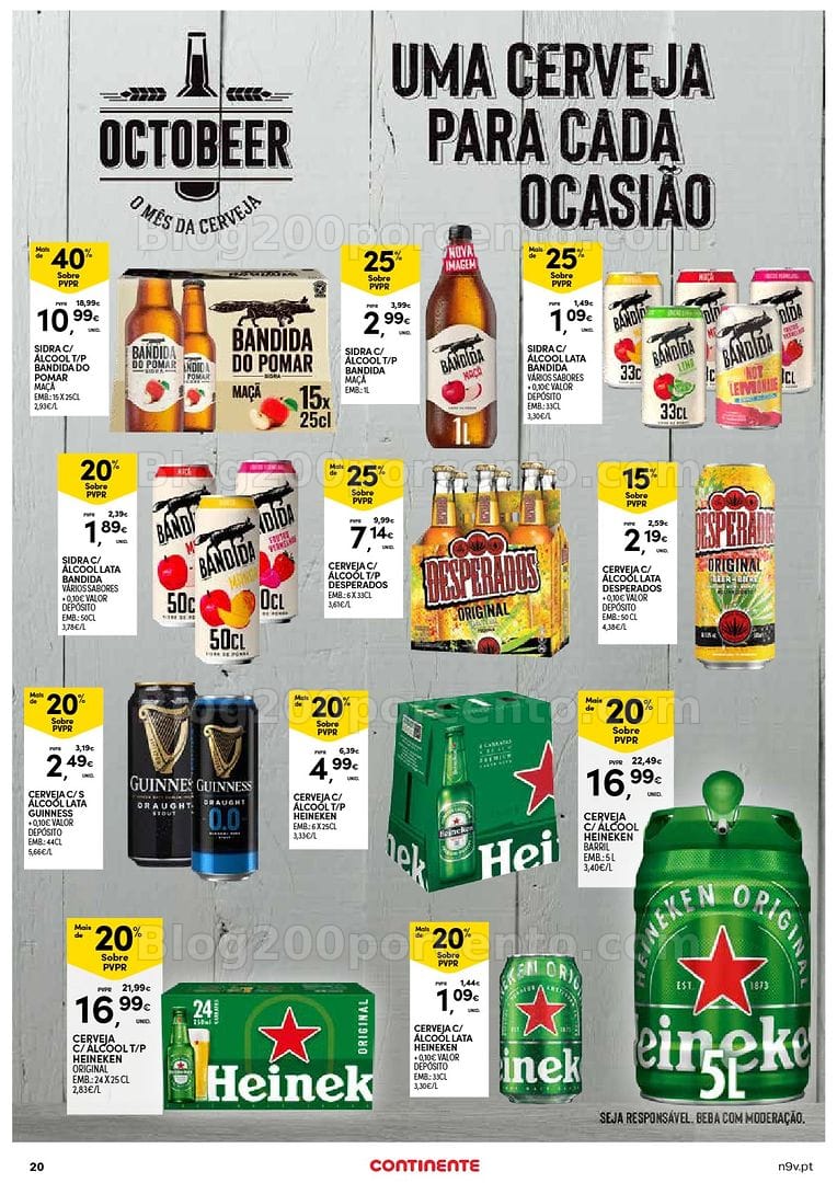 Antevisão Folheto CONTINENTE Açores Promoções de 1 a 14 outubro