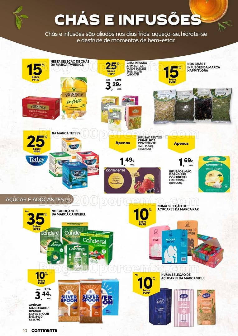 Antevisão Folheto CONTINENTE Açores Bebidas Quentes Promoções de 13 outubro a 2 novembro