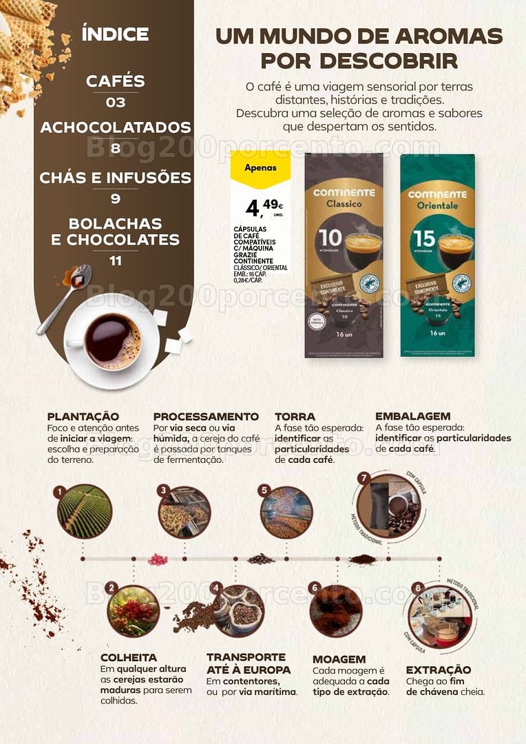 Antevisão Folheto CONTINENTE Açores Bebidas Quentes Promoções de 13 outubro a 2 novembro