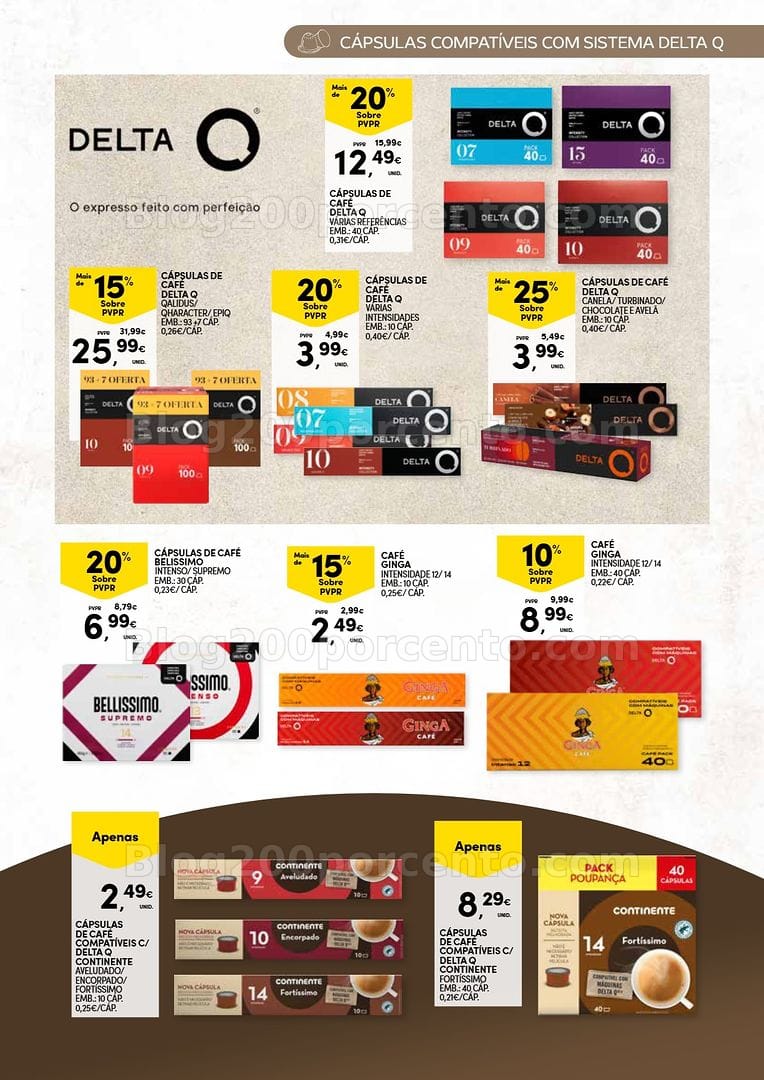 Antevisão Folheto CONTINENTE Açores Bebidas Quentes Promoções de 13 outubro a 2 novembro
