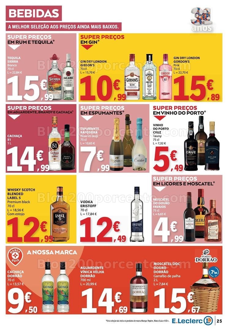 Antevisão Folheto E-LECLERC Aniversário Promoções de 29 outubro a 4 novembro