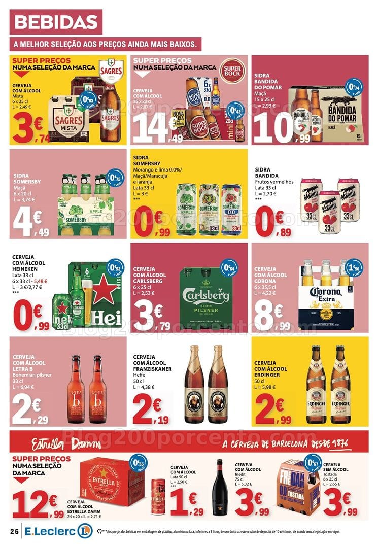 Antevisão Folheto E-LECLERC Aniversário Promoções de 29 outubro a 4 novembro