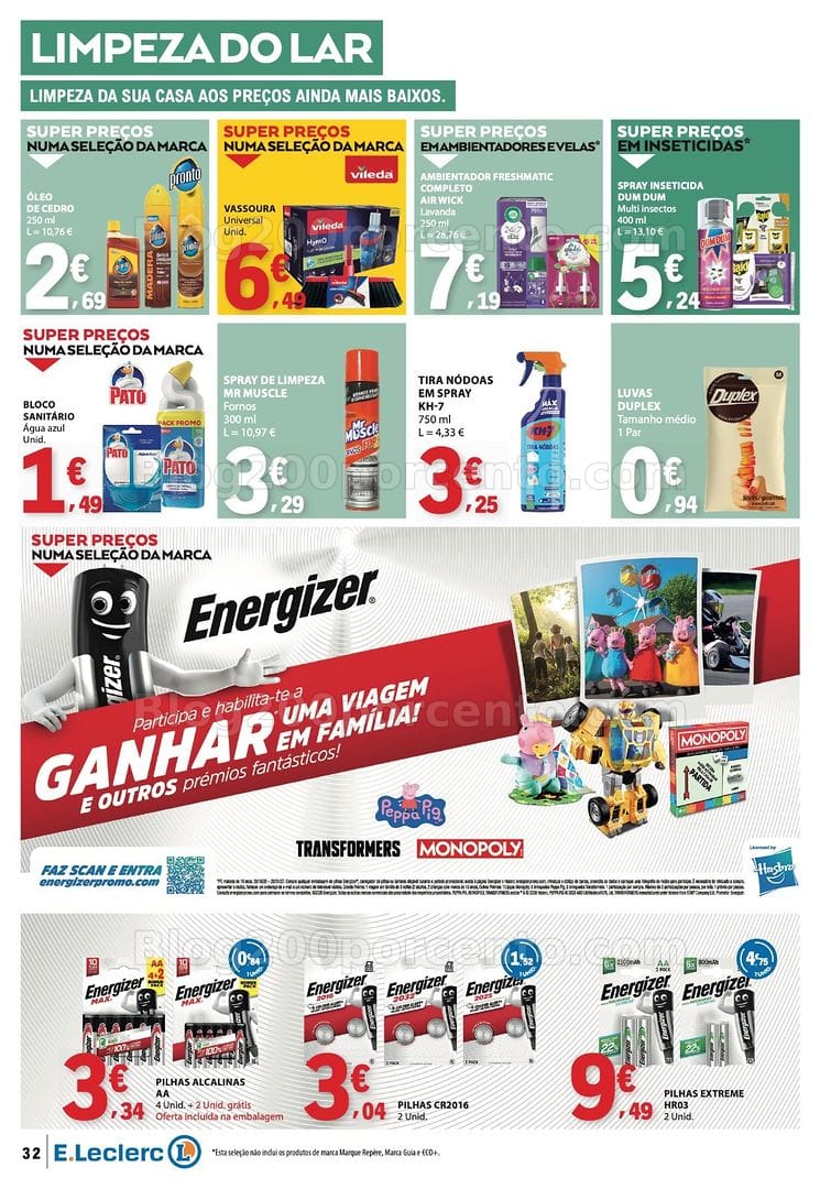 Antevisão Folheto E-LECLERC Aniversário Promoções de 29 outubro a 4 novembro
