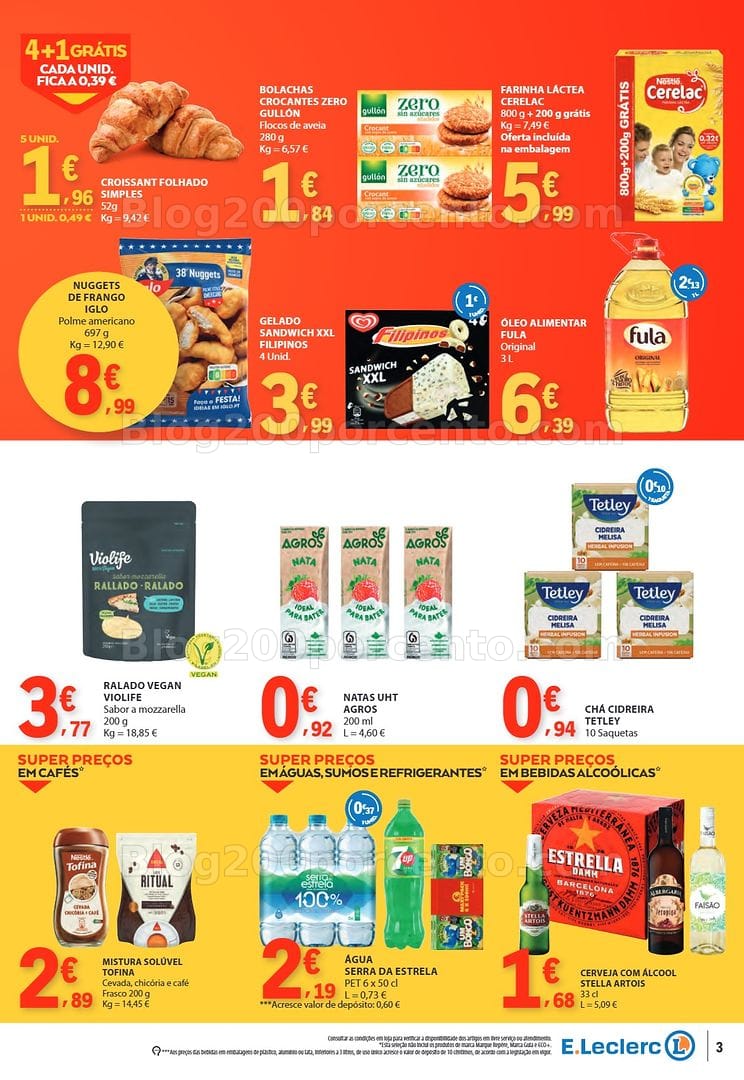 Antevisão Folheto E-LECLERC Promoções Fim de Semana - 9 a 11 outubro